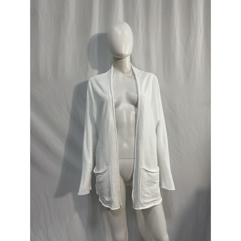 Frank & Eileen White Open-Front Cardigan - Picture 2 of 5